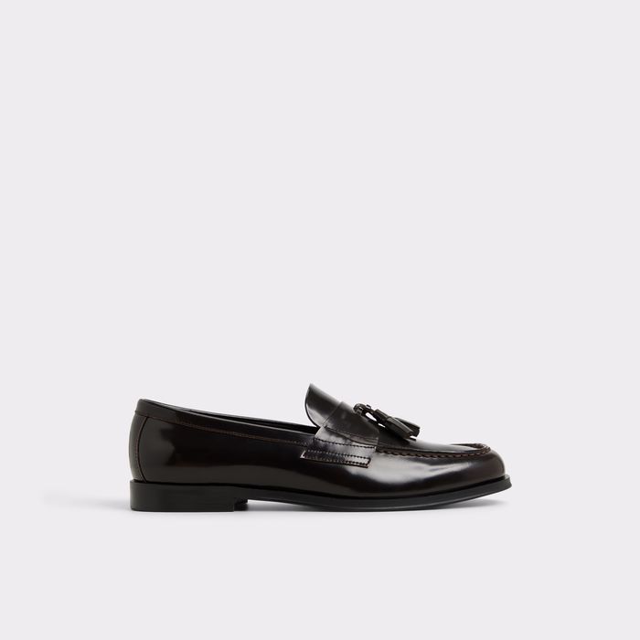 Loafers in brown leather - LIONEL
