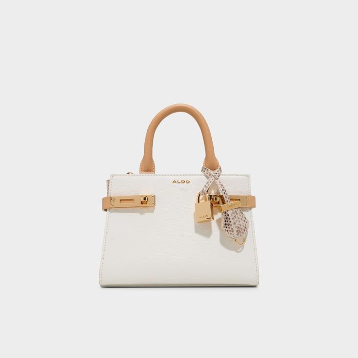 Handbag in white - LISBONNE