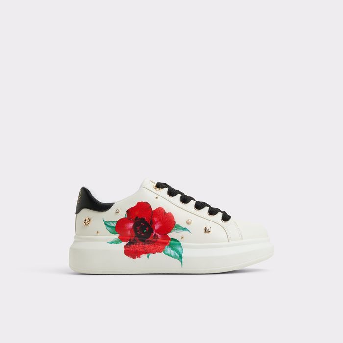 Flat trainers in white - LOVEKISS
