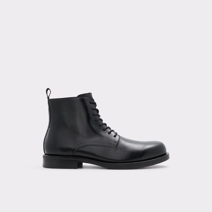 Boots in black leather - LUDO