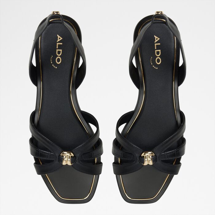 Flat sandals in black - MARASSITA