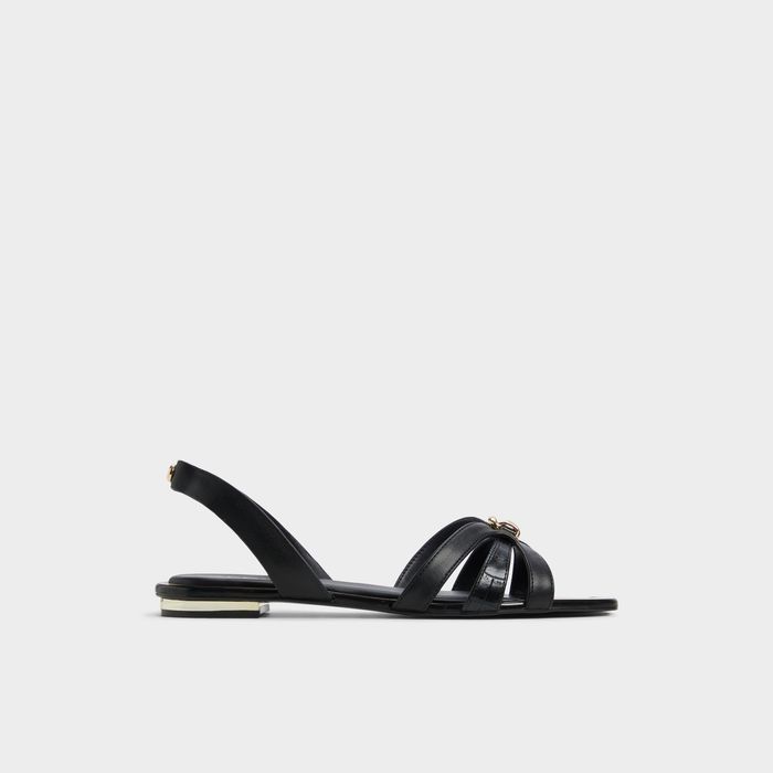 Flat sandals in black - MARASSITA
