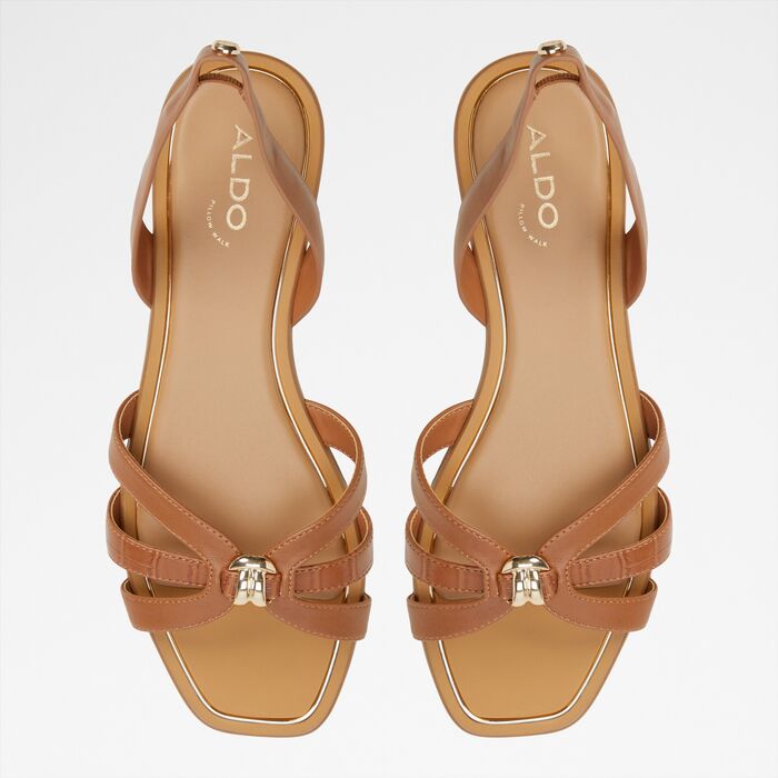 Flat sandals in cognac - MARASSITA