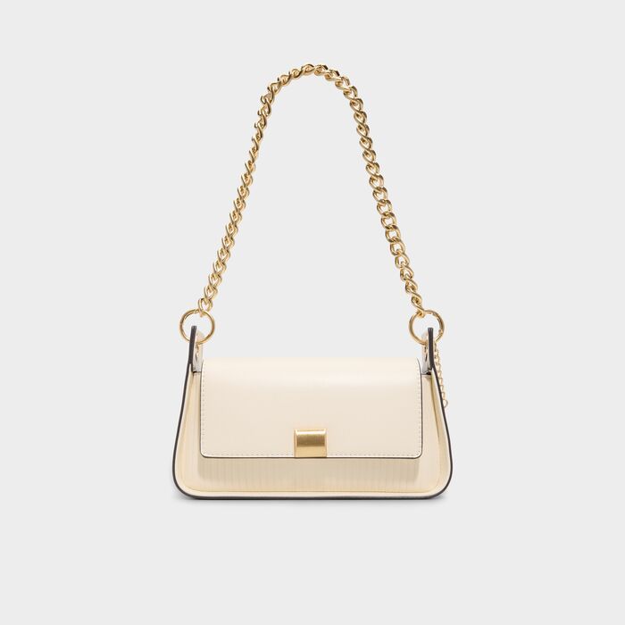 Shoulder bag in white - MARISELA