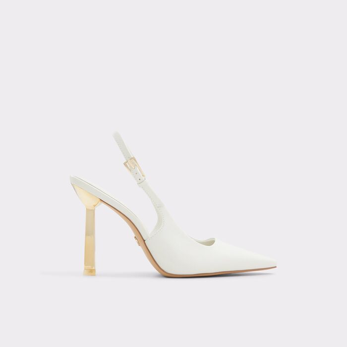 Stiletto heeled shoes in white - MARYSA