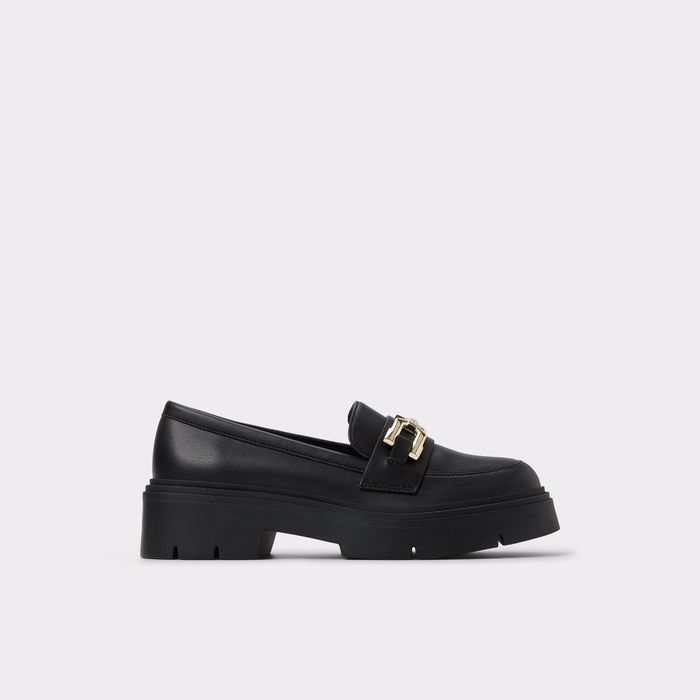 Flat loafers in black - MAZEY