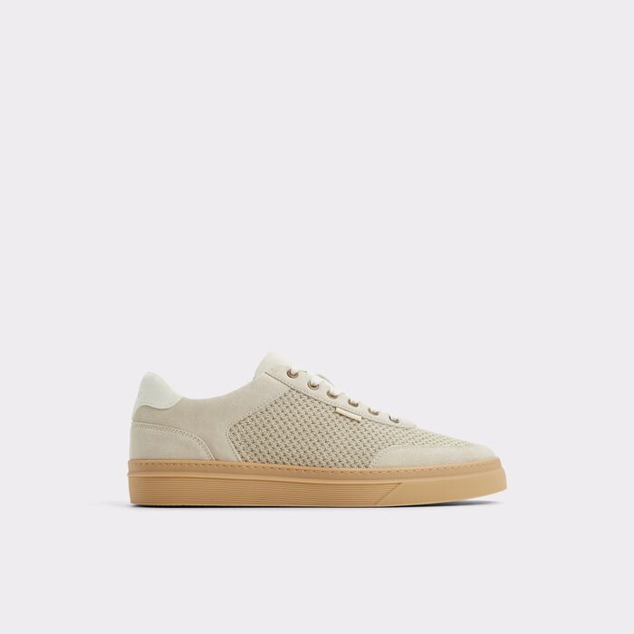 Trainers in beige leather - MCENROE