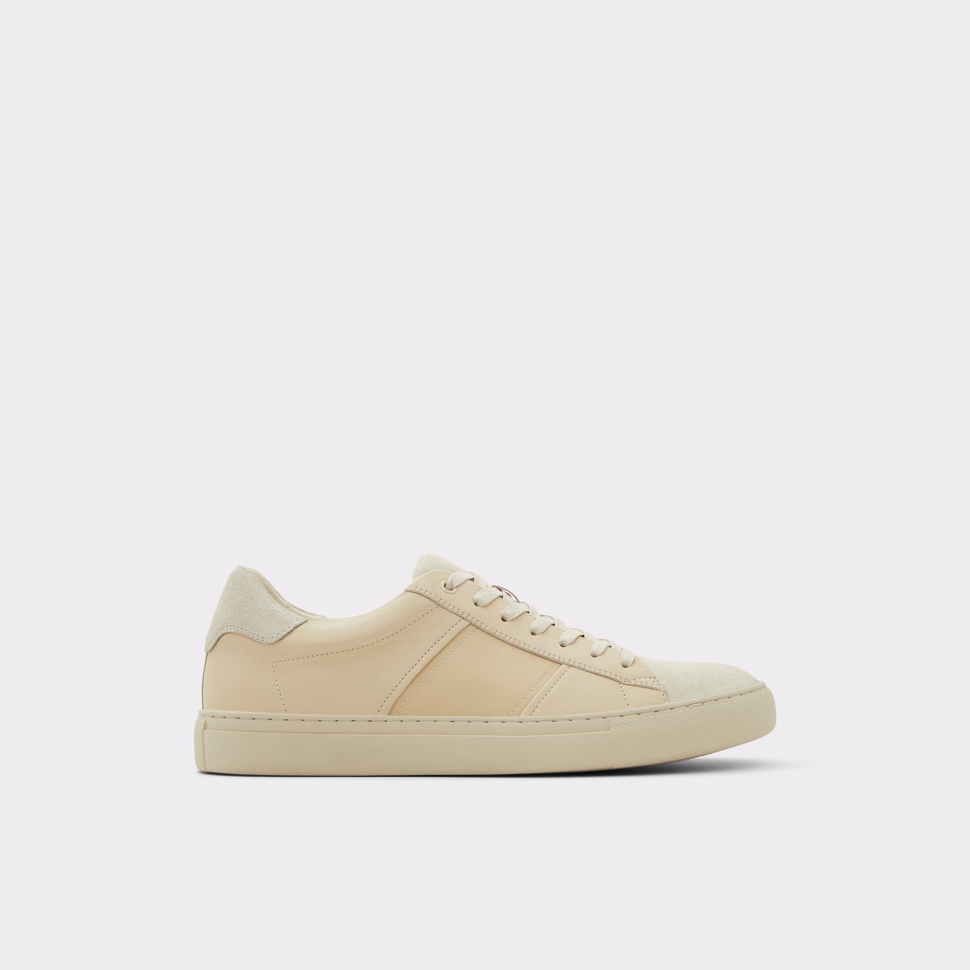 Man trainers in leather in beige MEEMAR 280001029 | ALDO Shoes Cyprus