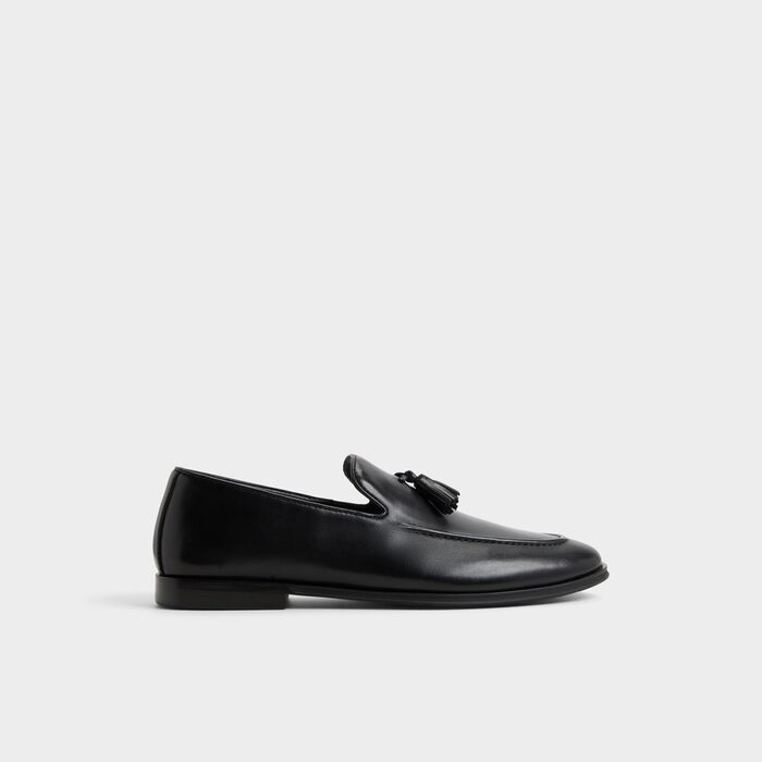 Loafers in black leather - MOTTO