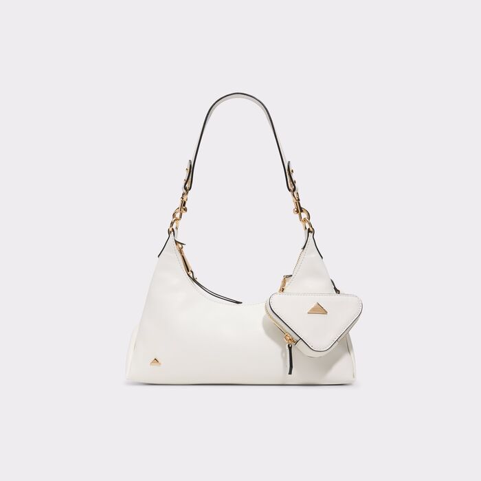 Shoulder bag in white - MTL72PURSE