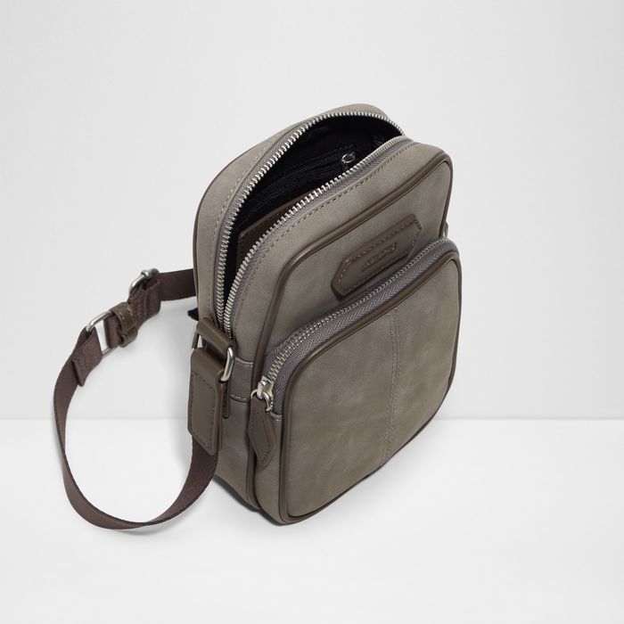 Crossbody bag in grey - NAMUR