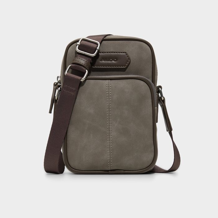 Crossbody bag in grey - NAMUR