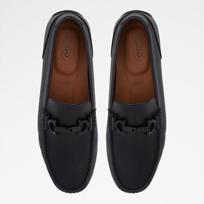 Loafers in black leather - ORLOVOFLEXX-IN