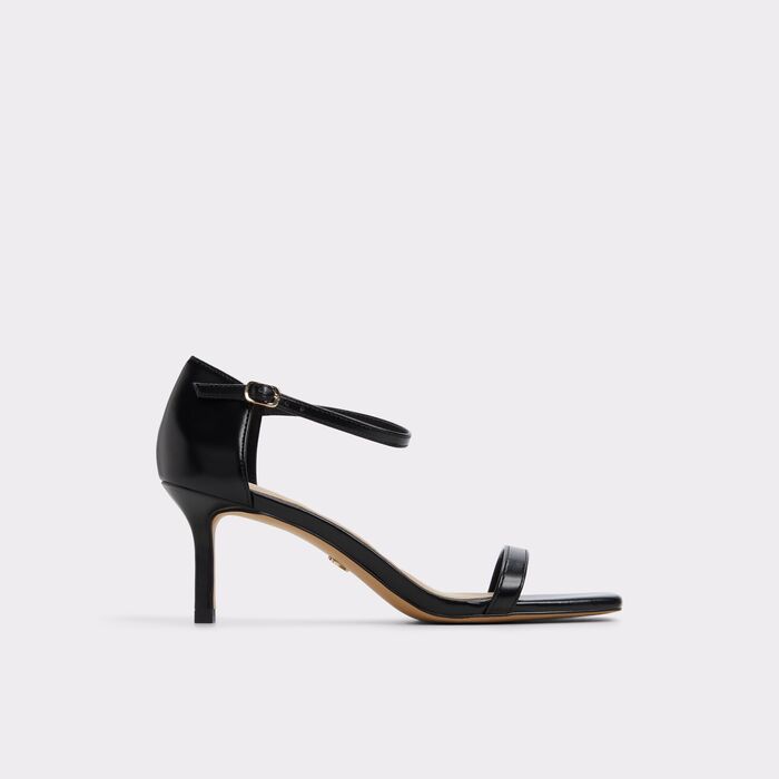 Stiletto heeled sandals in black - PARAGON