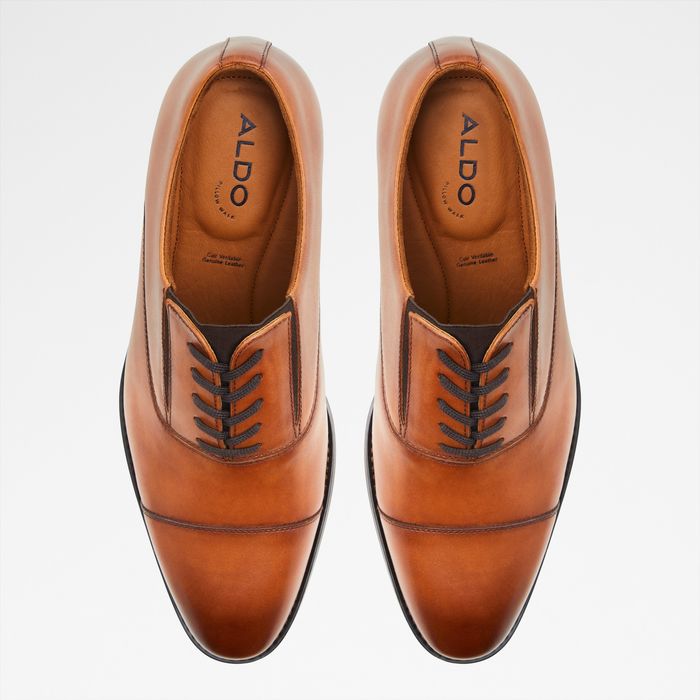 Dress shoes in cognac leather - PAXLEY