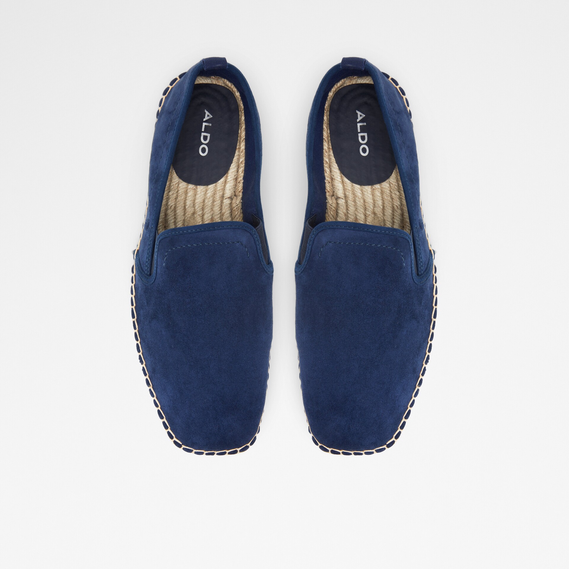 Man espadrilles in leather in navy PERUCO 410001046 | ALDO Shoes Cyprus