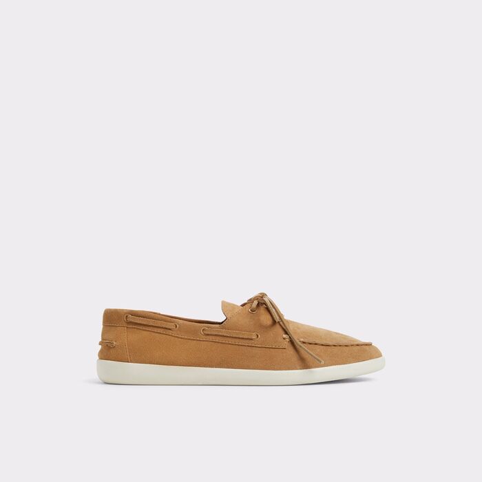 Boat shoes in beige leather - PORTWIND