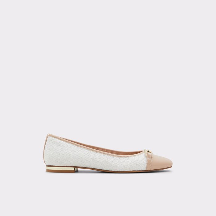 Flat ballerinas in white - PRERI
