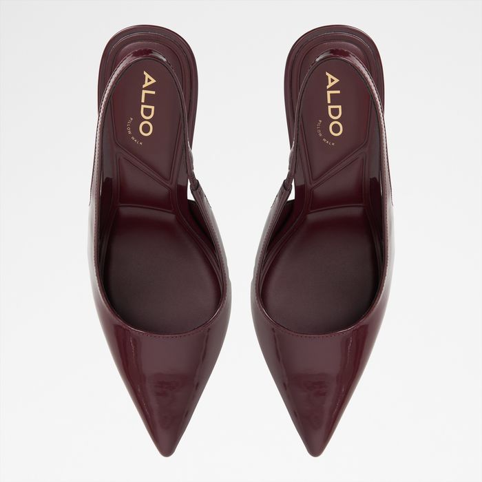 Stiletto heeled shoes in bordo patent - PUCKERUP