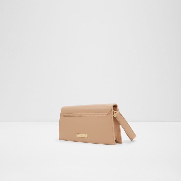 Handbag in beige patent - QUARIE