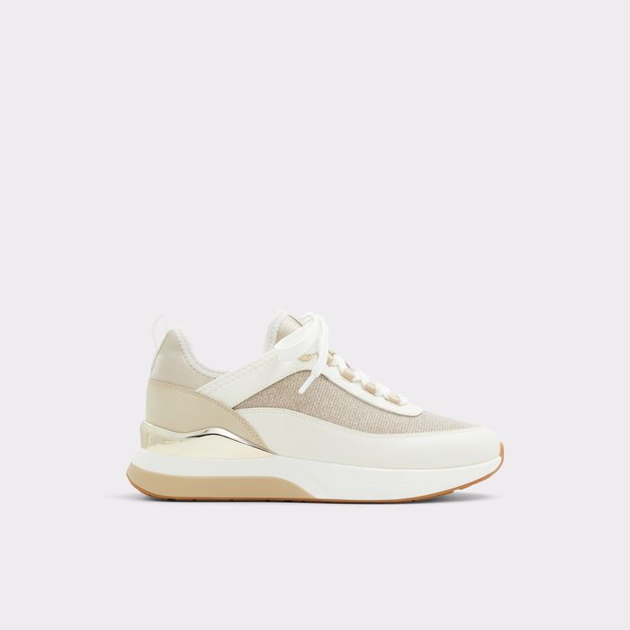 Flat trainers in white - QUILTYN