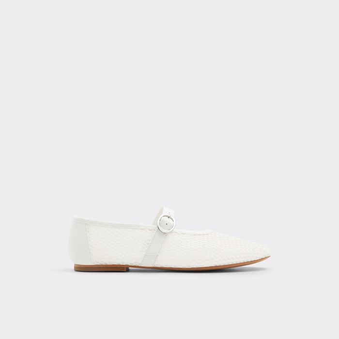 Flat ballerinas in white - QUINCEY