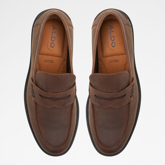 Loafers in brown leather - REIS