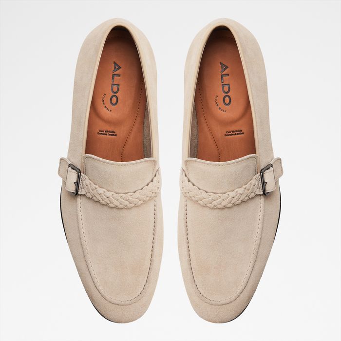 Loafers in beige leather - RINGO