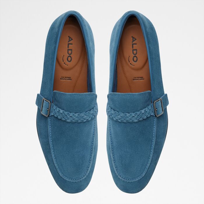 Loafers in blue leather - RINGO