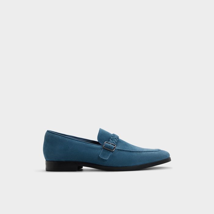 Loafers in blue leather - RINGO