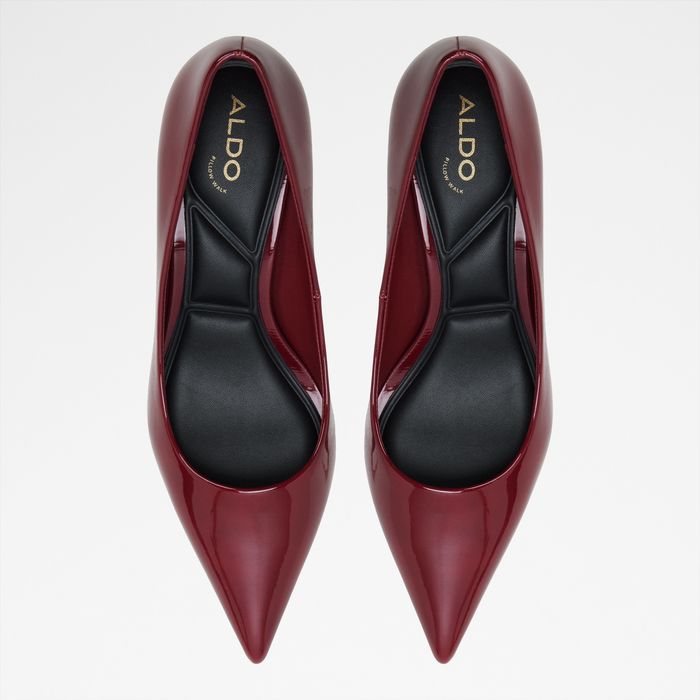 Stiletto heeled shoes in red patent - RUPARI