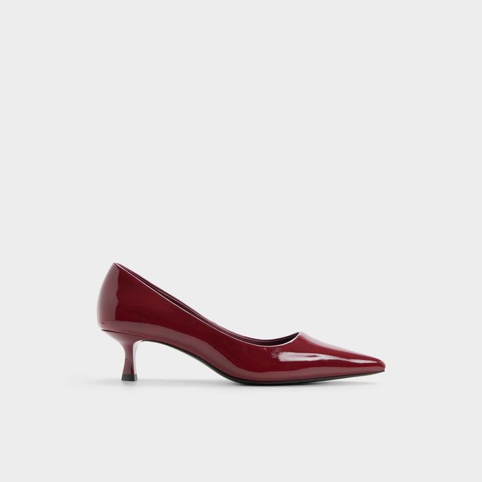 Stiletto heeled shoes in red patent - RUPARI