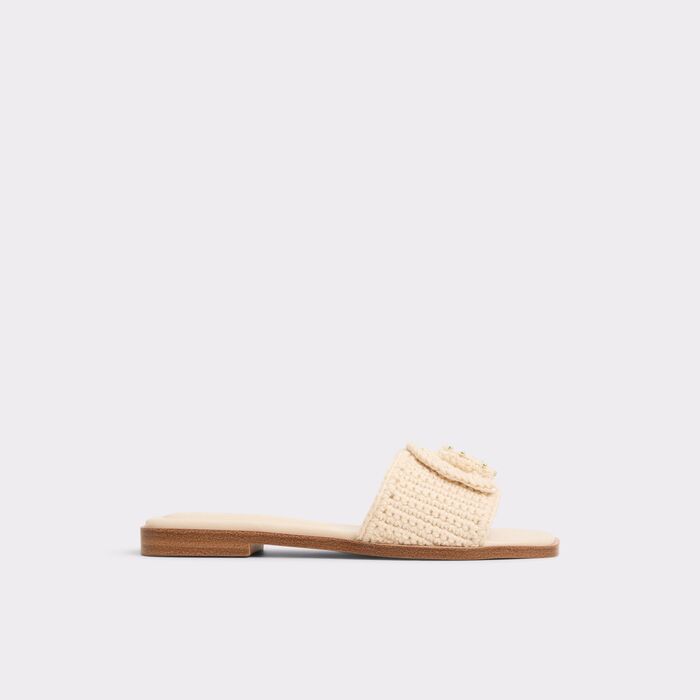 Flat sandals in beige - SABBIA