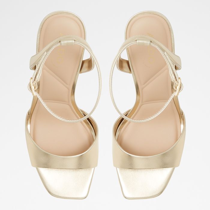 Stiletto heeled sandals in gold - SAKE