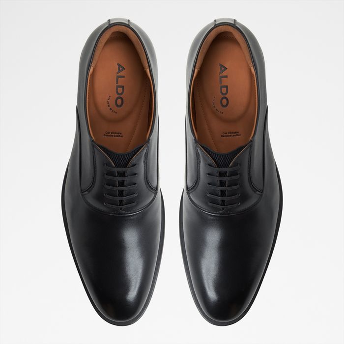 Dress shoes in black leather - SANTINO