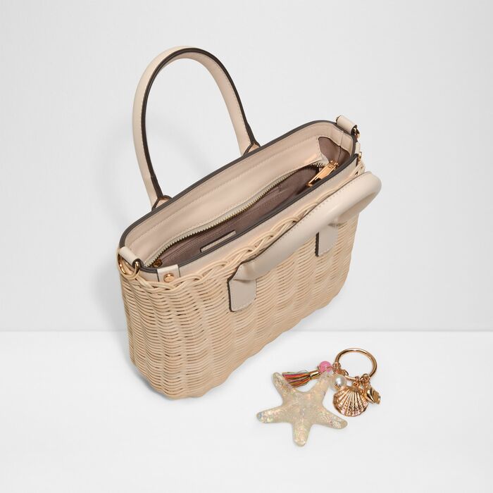 Handbag in beige - SEASPARKLE