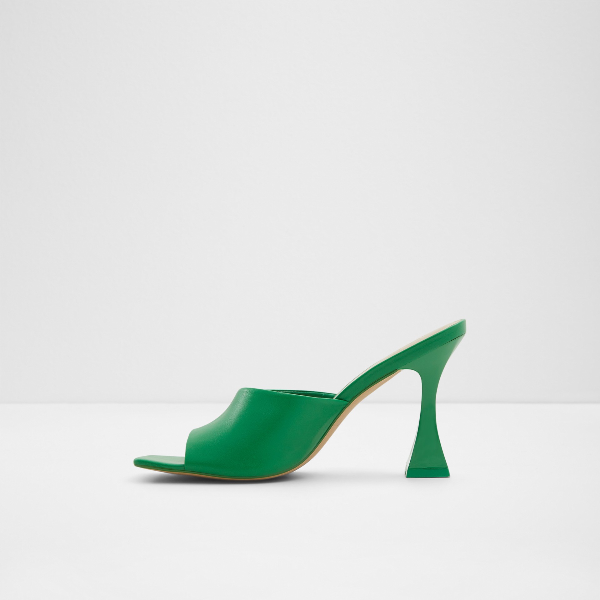 Woman mules in leather in green SELAH 300001043 | ALDO Shoes Cyprus