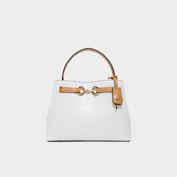 Handbag in white - SELENIA