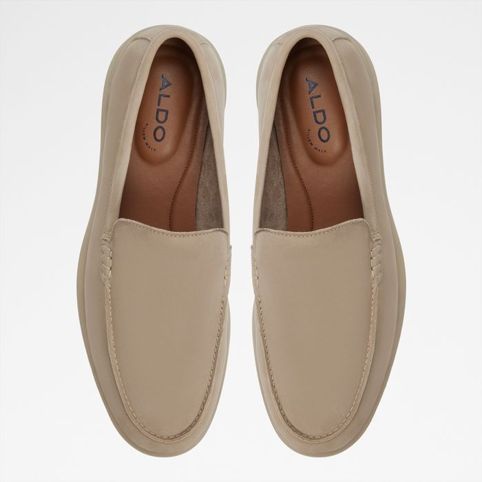 Loafers in beige leather - SHAYN