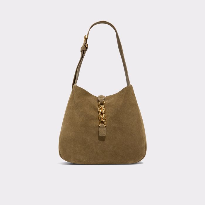 Shoulder bag in beige leather - SOFFIETTALUXE