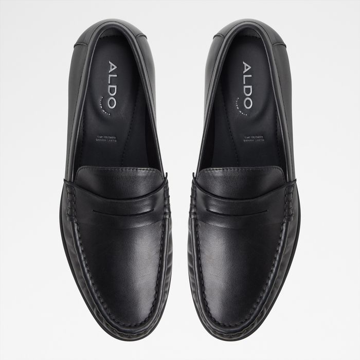 Loafers in black leather - SPEAKEASY