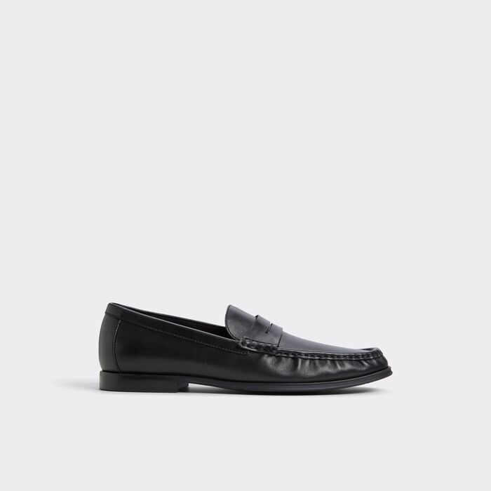 Loafers in black leather - SPEAKEASY