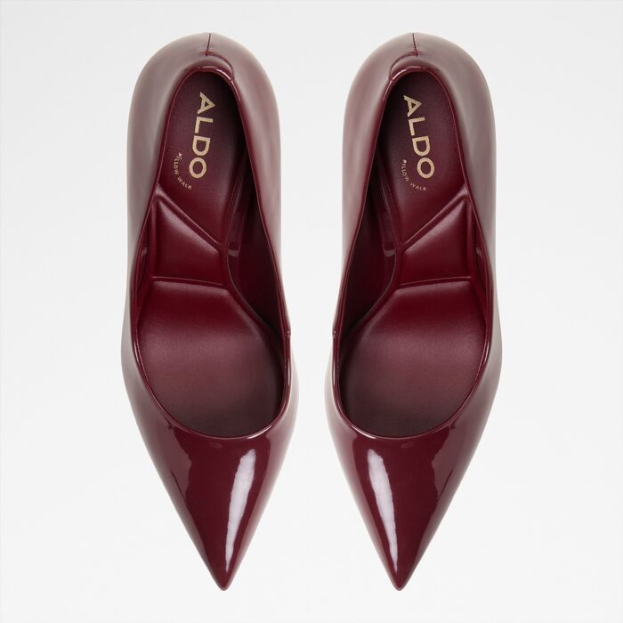 Stiletto heeled shoes in bordo patent - STESSY3.0