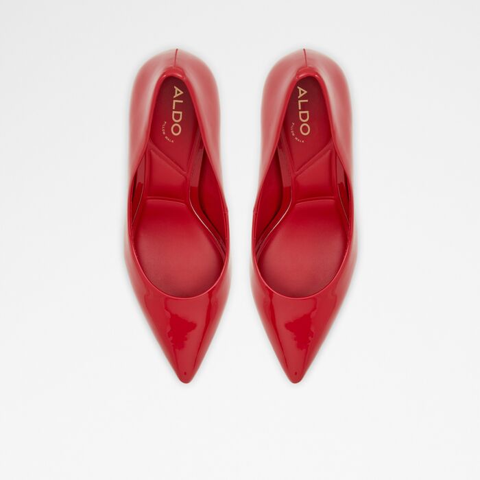 Stiletto heeled shoes in red patent - STESSYMID