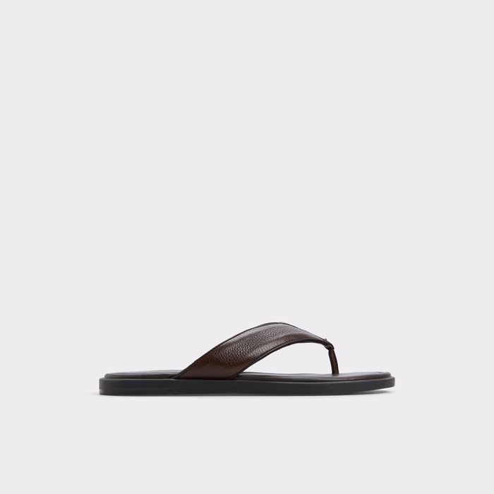 Sandals in brown leather - TAZZO