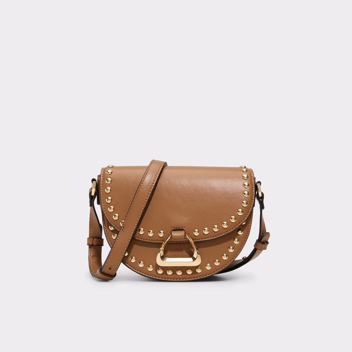 Crossbody bag in cognac - THOSIEN