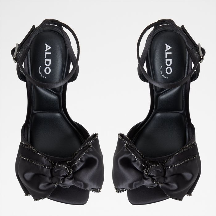 Stiletto heeled sandals in black - TINSEL