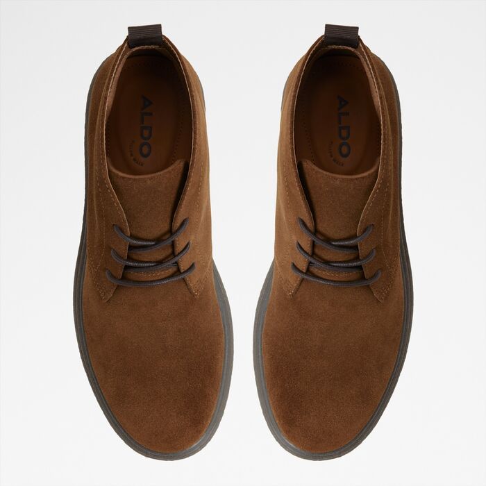 Lace-up boots in cognac leather - TORROO