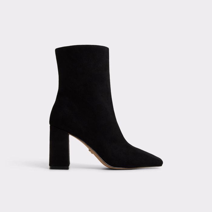 Block heeled ankle boots in black - VELLAMO