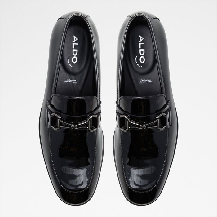 Loafers in black patent leather - WALTERS